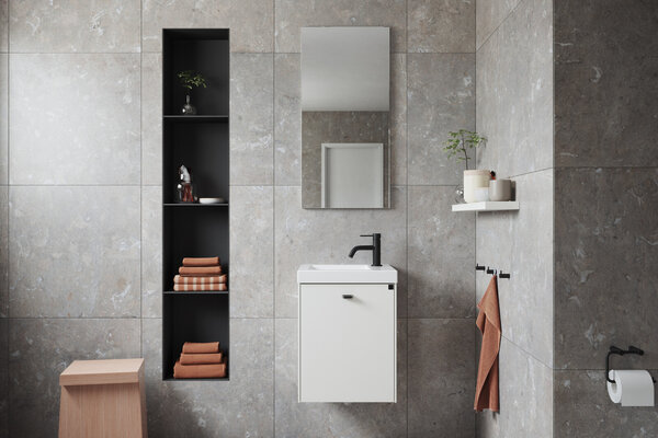 Baderominspirasjon Compact linnehvit Baderominspirasjon Compact linnehvit