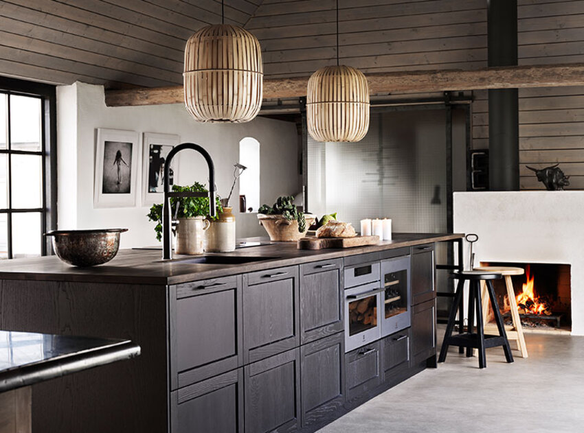 Trekjøkken som er følsomt for varme Trekjøkken som er følsomt for varme