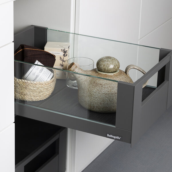 Bakke 40 grå glass høy Bakke 40 grå glass høy