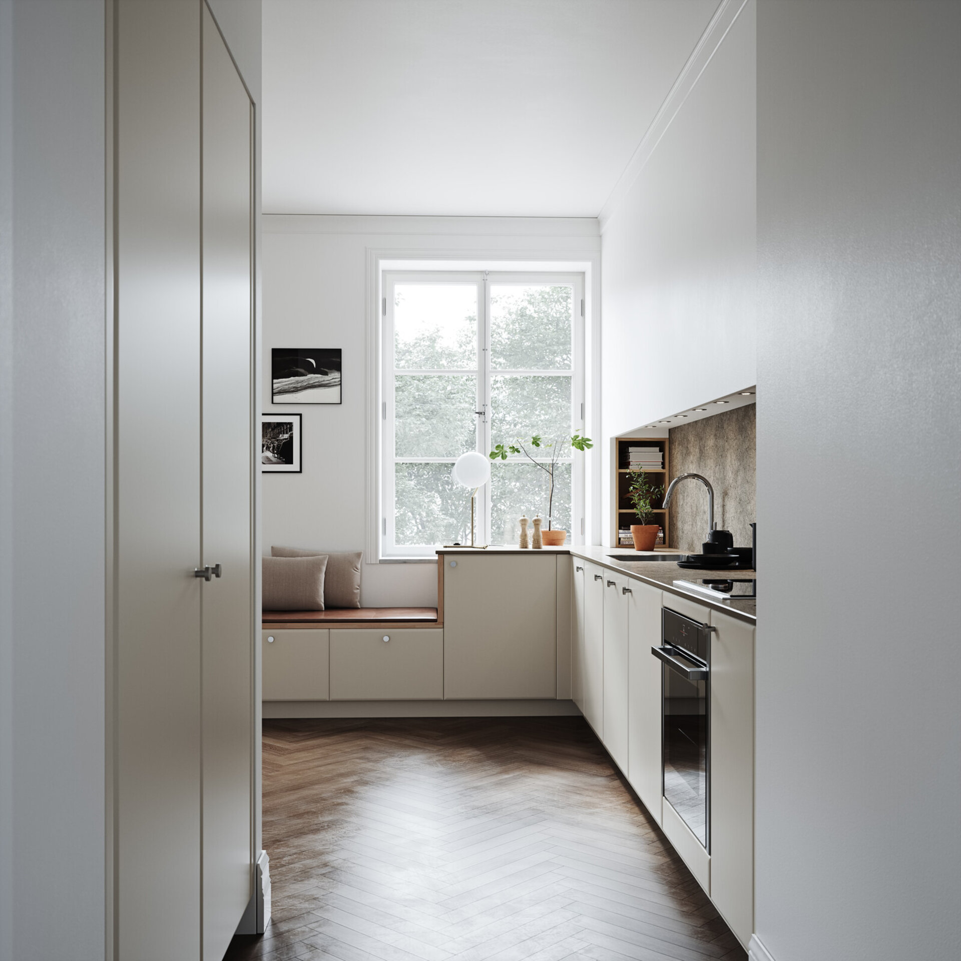 Kjøkkeninspirasjon Birka østersbeige Kjøkkeninspirasjon Birka østersbeige