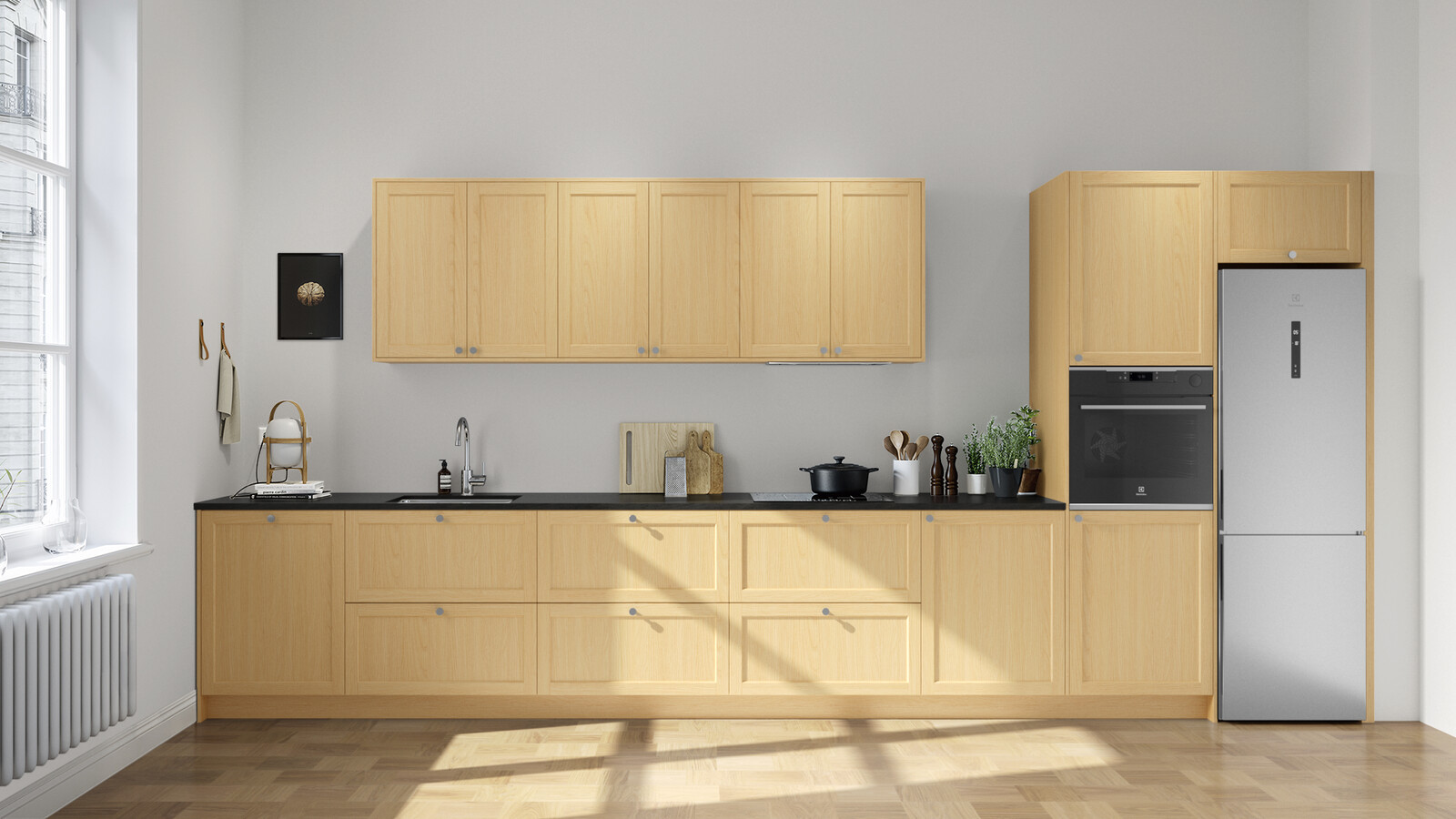 Gastro ask matt hvitpigmentert Gastro ask matt hvitpigmentert